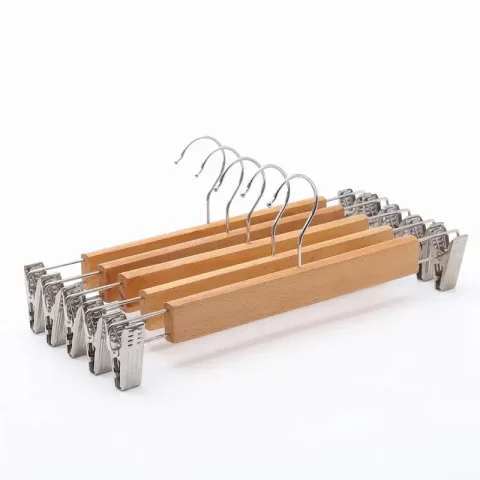 Móc kẹp quần áo 2 đầu bằng gỗ