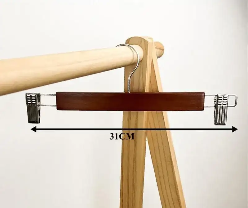 Kích thước móc kẹp quần màu nâu tại kho Hành Tinh Xanh