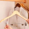 2 đầu kẹp trên móc treo quần áo linh hoạt điều chỉnh được