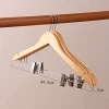 Kích thước móc treo quần áo bằng gỗ có kẹp