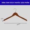 Tham khảo kích thước móc gỗ treo quần áo